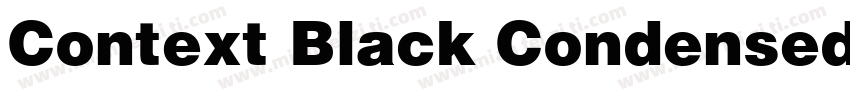 Context Black Condensed SSi Black Condensed字体转换